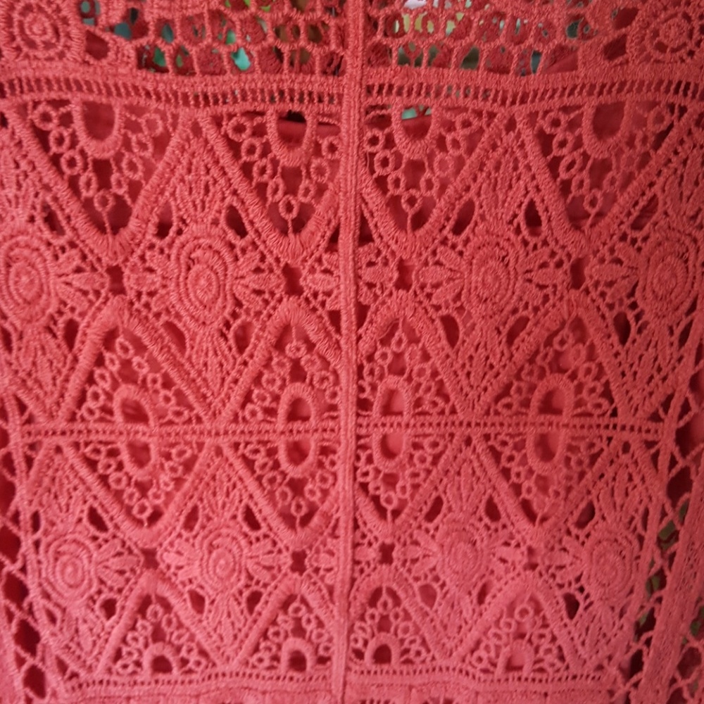Red Lace Top - Picture 4 of 4